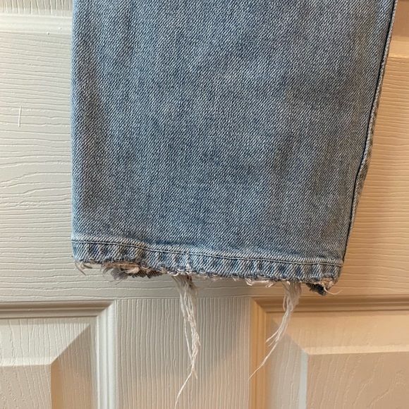 MOTHER Superior The Flirt Ankle Fray Jeans in "Thanks for Nothin" Wash size 31 - Picture 14 of 15